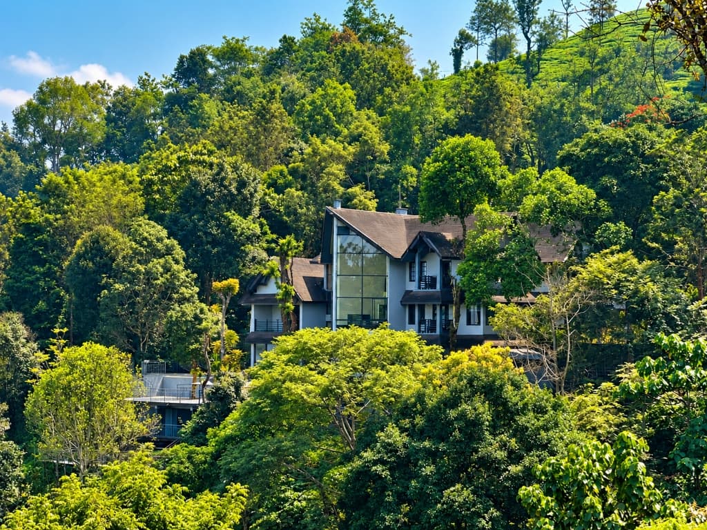 Aaranya Misty Valley Resort nestled amidst lush greenery