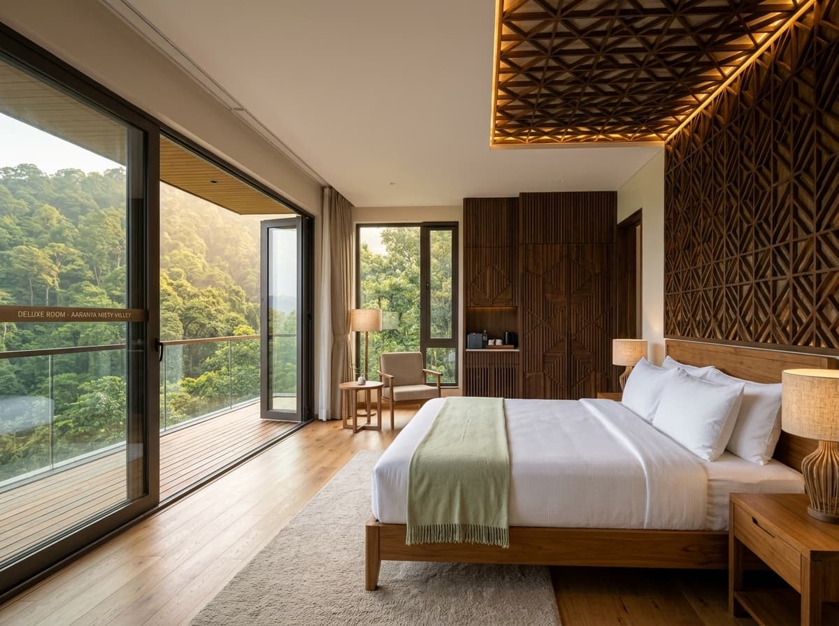 Deluxe Room at Aaranya Misty Valley Resort